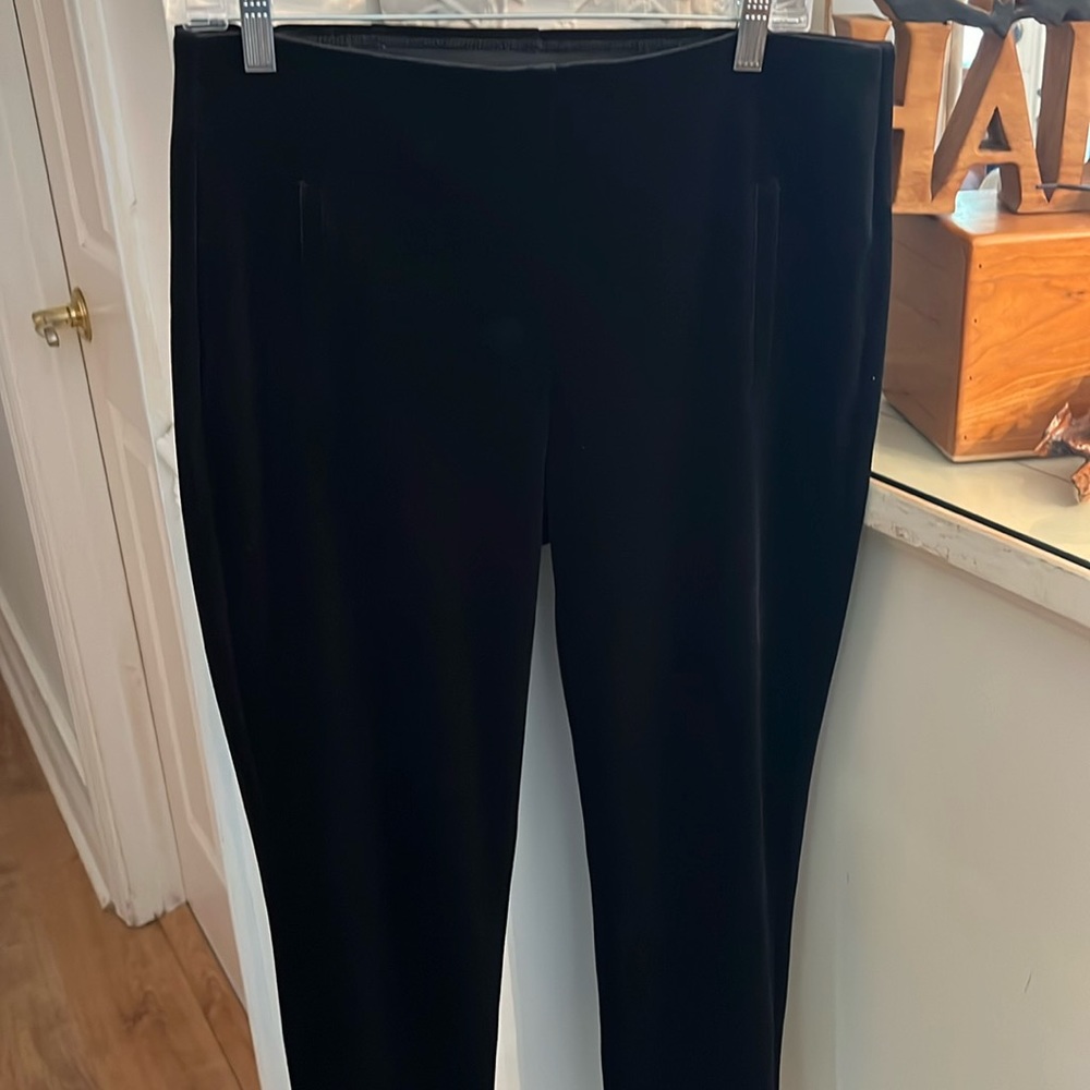 Chico’s Velvet Pull On Pants EEEUC